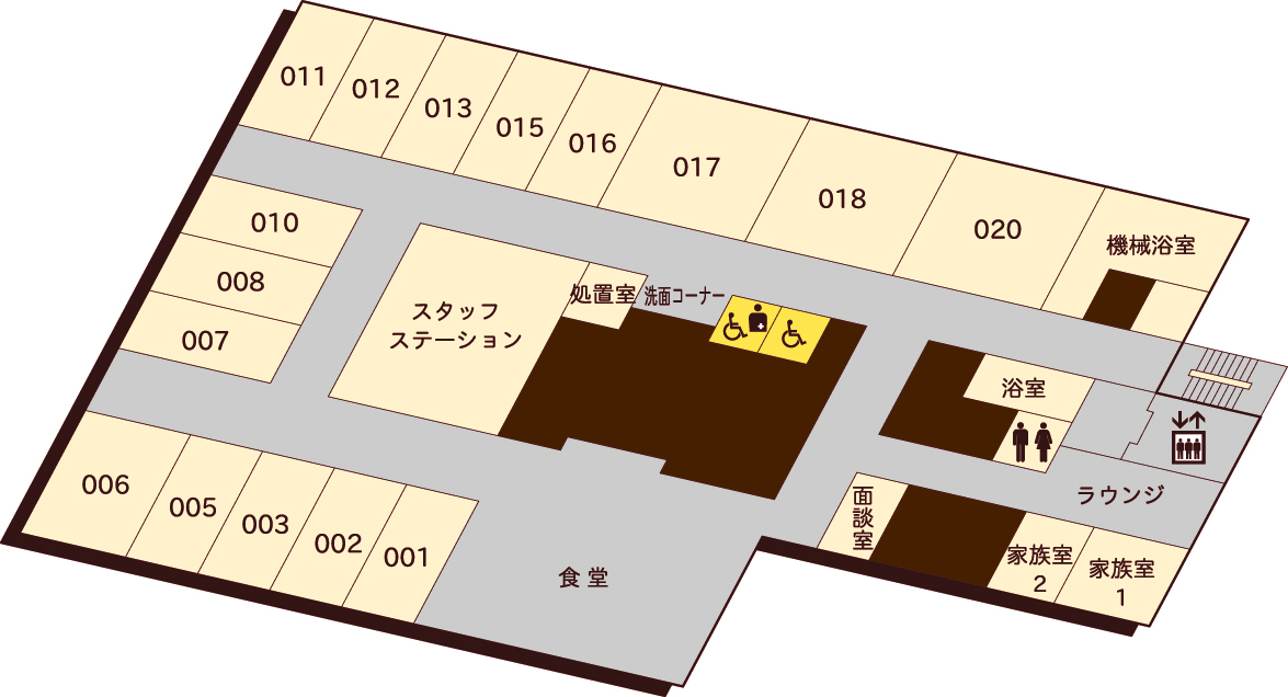 緩和病棟図